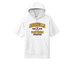 Abbeville Panthers Athletics Adult Short Sleeve Hoodie