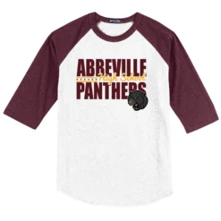 Abbeville High School Panthers Adult Baseball Tee