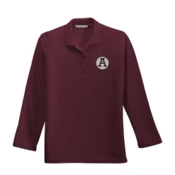 Abbeville A Embroidered Ladies Long Sleeve Polo