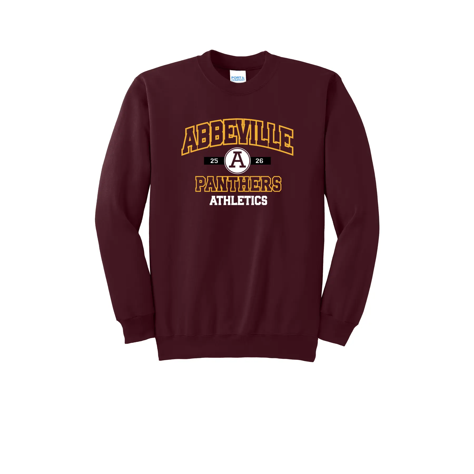 Abbeville Panthers Athletics Tall Sweatshirt - Image 1