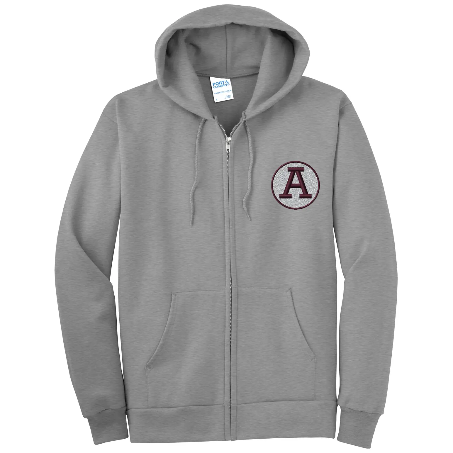 Abbeville A Embroidered Tall Full Zip Hoodie - Image 1