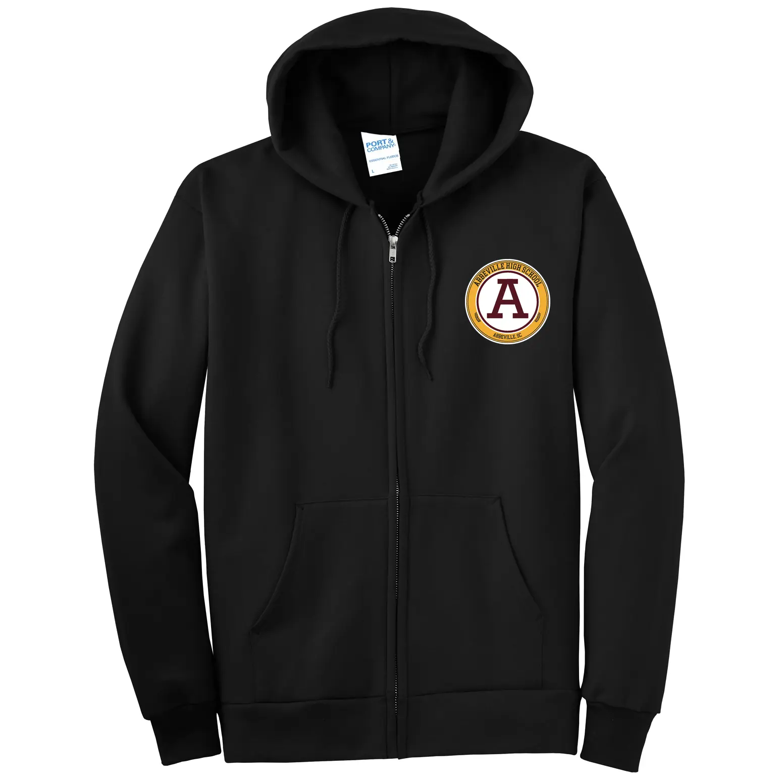 Abbeville High School Tall Full Zip Hoodie - Image 1
