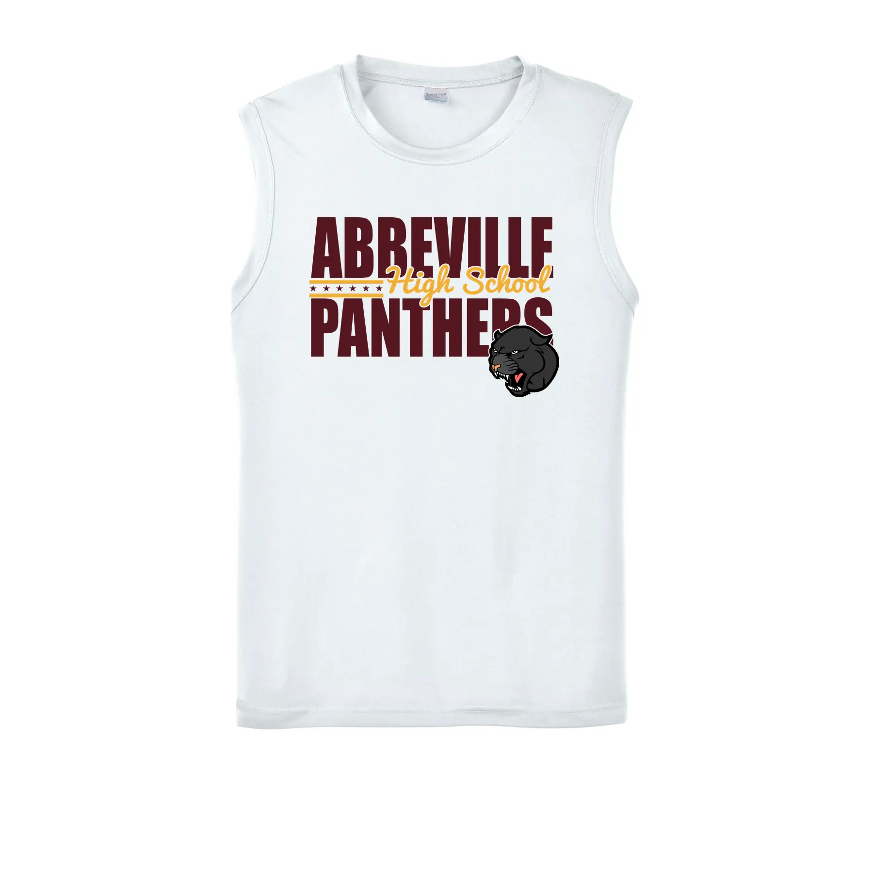 Abbeville High School Panthers Adult Tank Top - Image 1