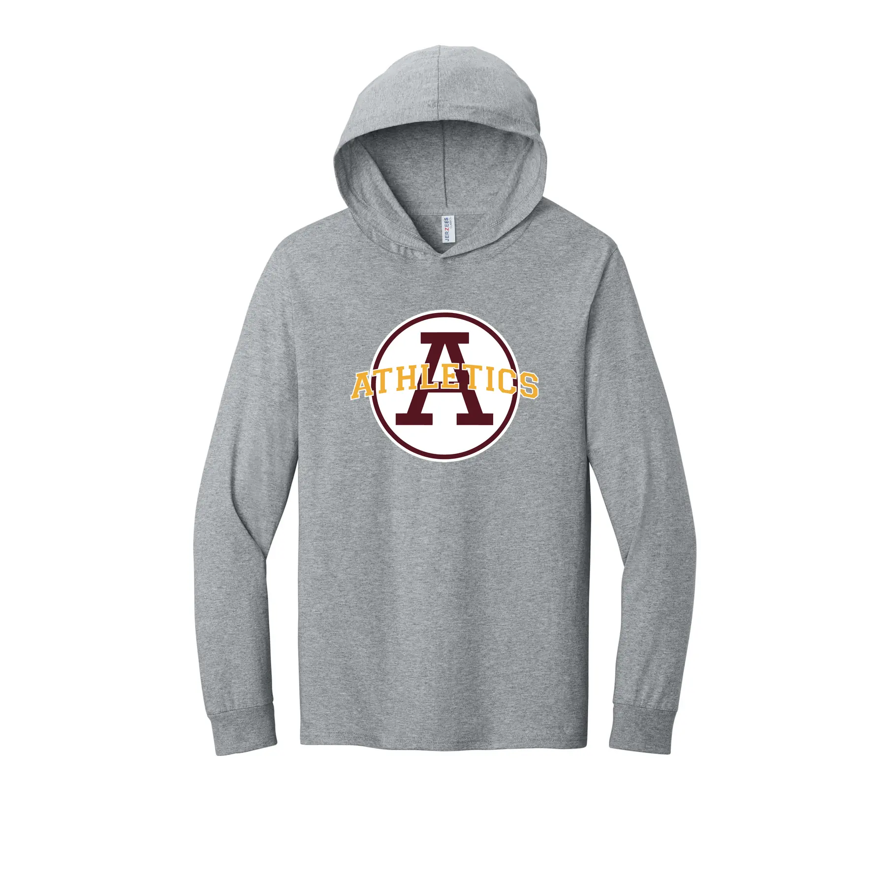 Abbeville Athletics Adult Long Sleeve Hooded Tee - Image 1