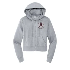 Abbeville A Embroidered Ladies Full Zip Hoodie