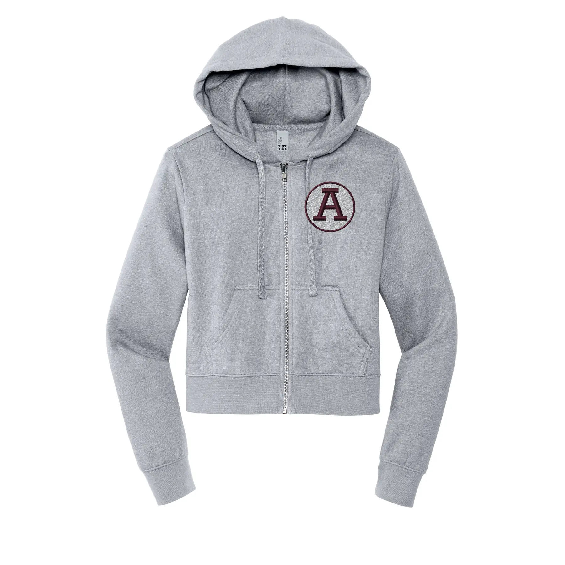 Abbeville A Embroidered Ladies Full Zip Hoodie - Image 1