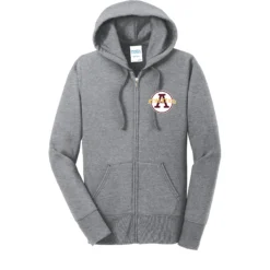 Abbeville Athletics Ladies Full Zip Hoodie