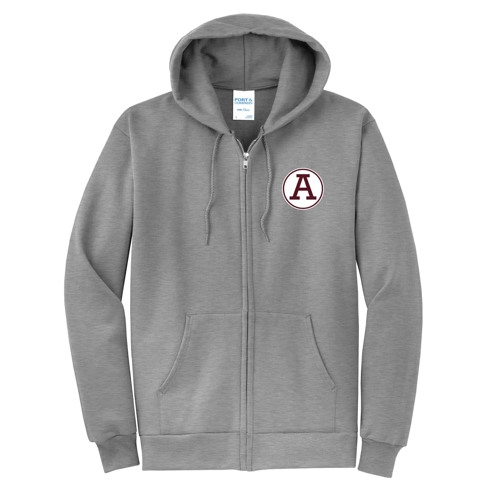 Abbeville A Adult Full Zip Hoodie - Image 1