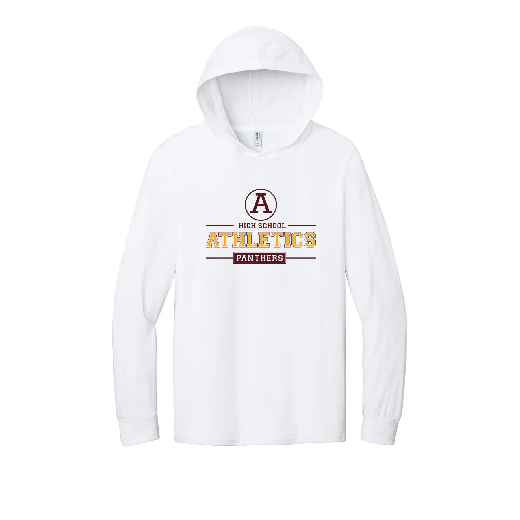 AHS Athletics Adult Long Sleeve Hooded Tee - Image 1