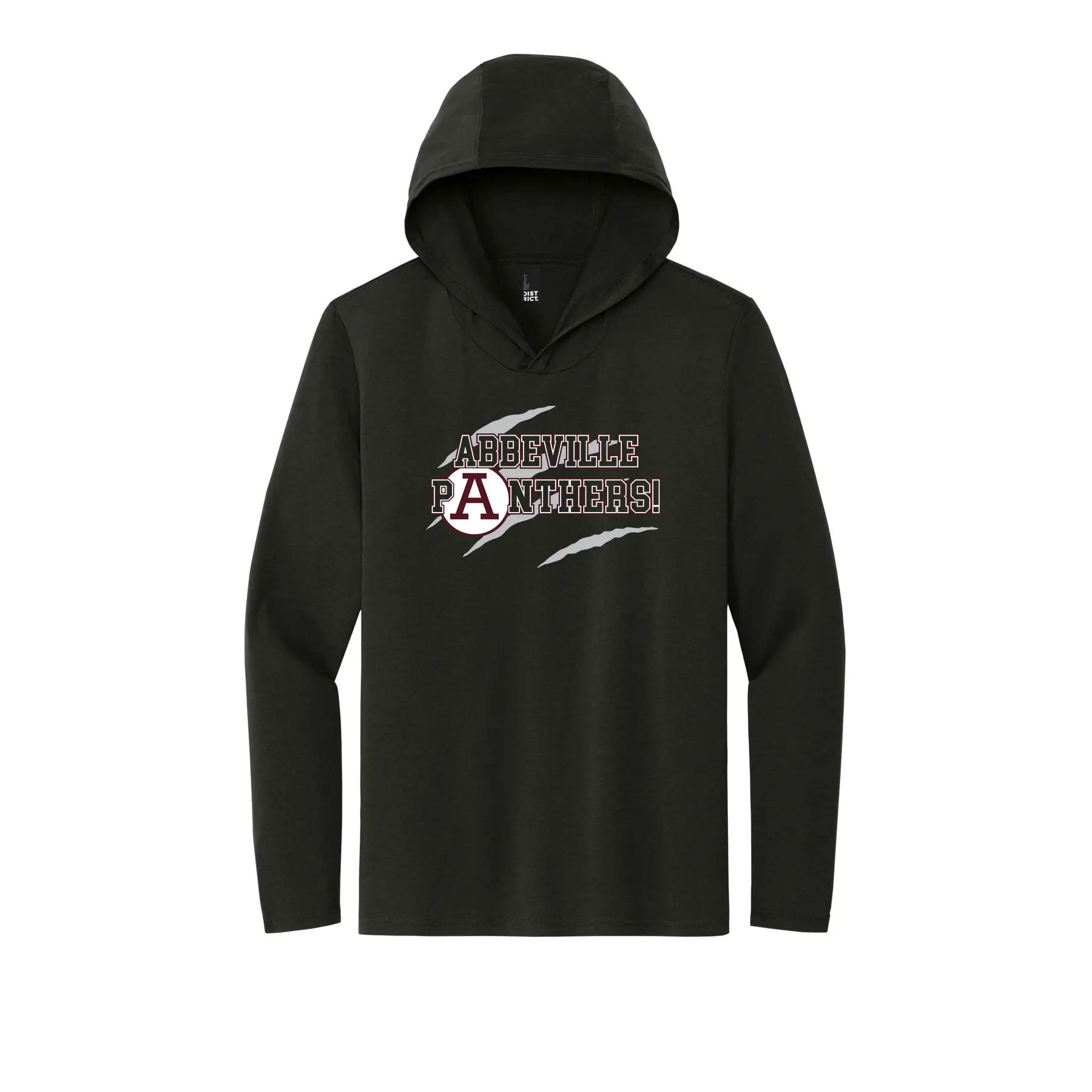 Abbeville Panthers Adult Long Sleeve Hooded Tee - Image 1