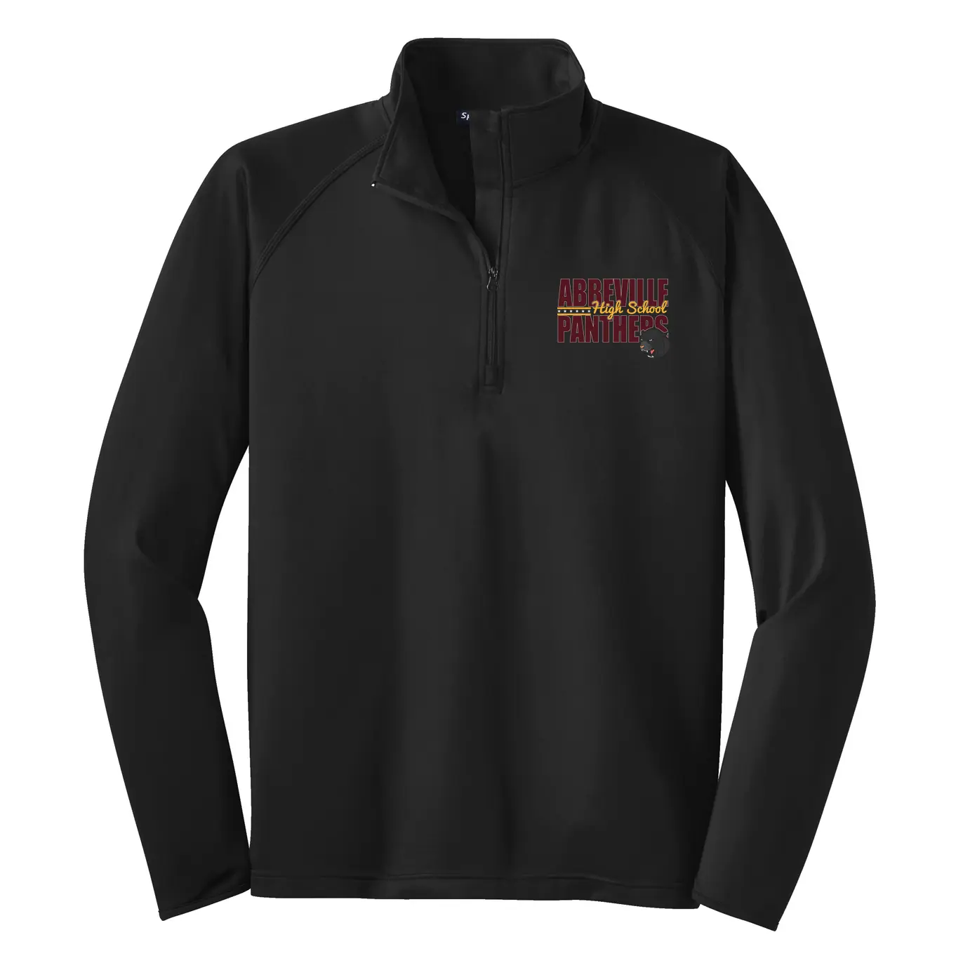 Abbeville High School Panthers Tall Quarter Zip - Image 1
