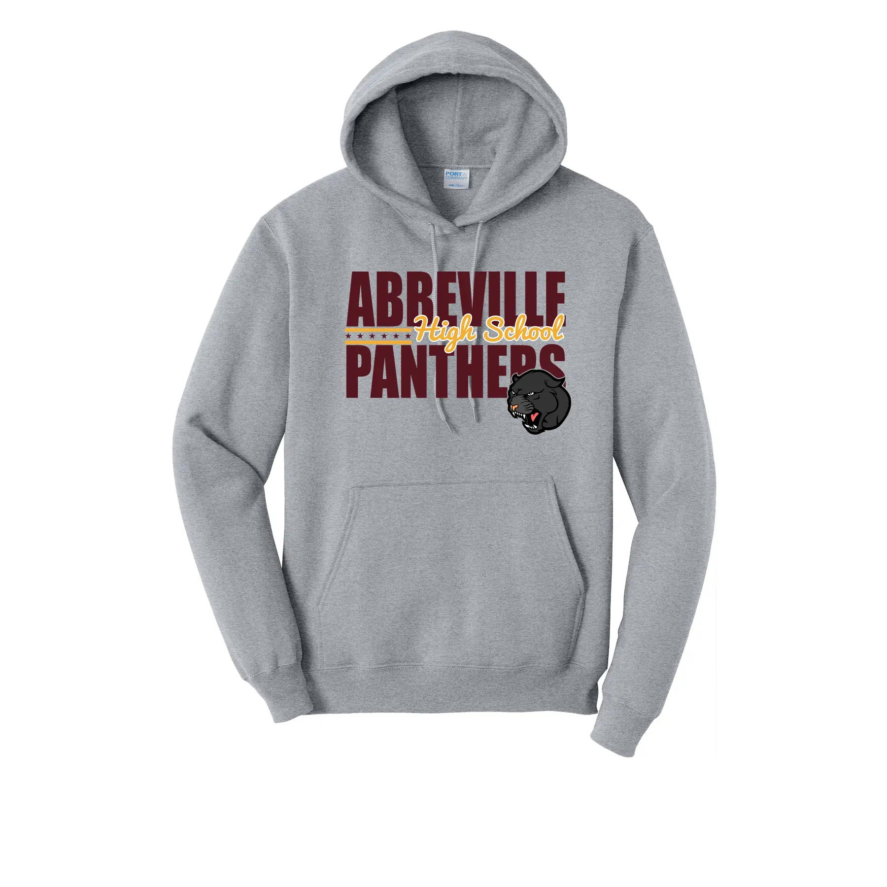 Abbeville High School Panthers Tall Hoodie - Image 1