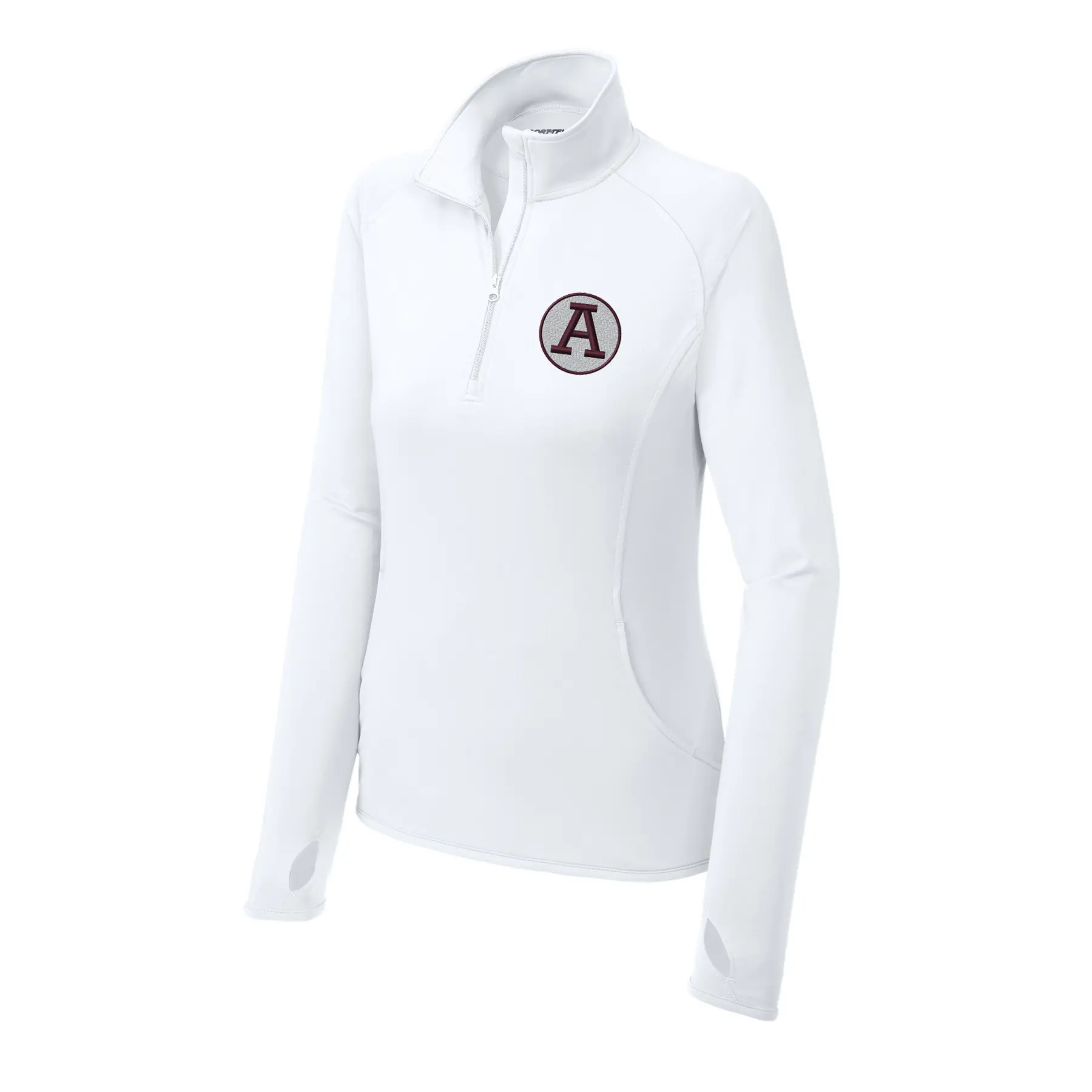 Abbeville A Embroidered Ladies Quarter Zip - Image 1