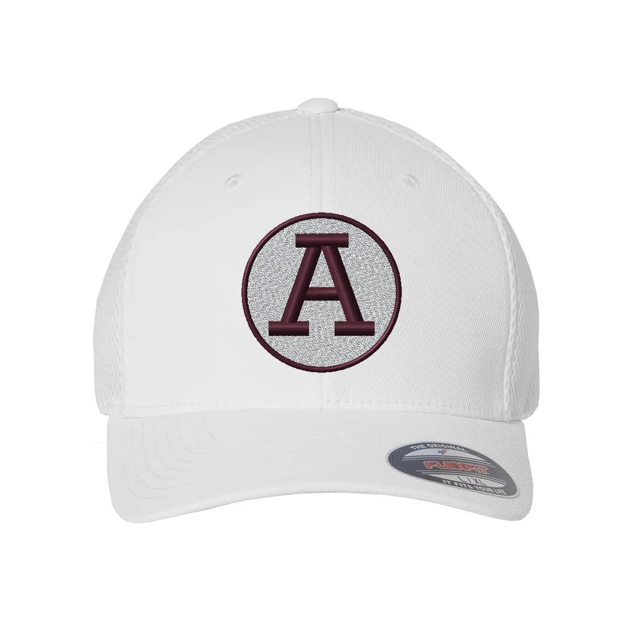 Abbeville A Embroidered Adult Fitted Hat - Image 1