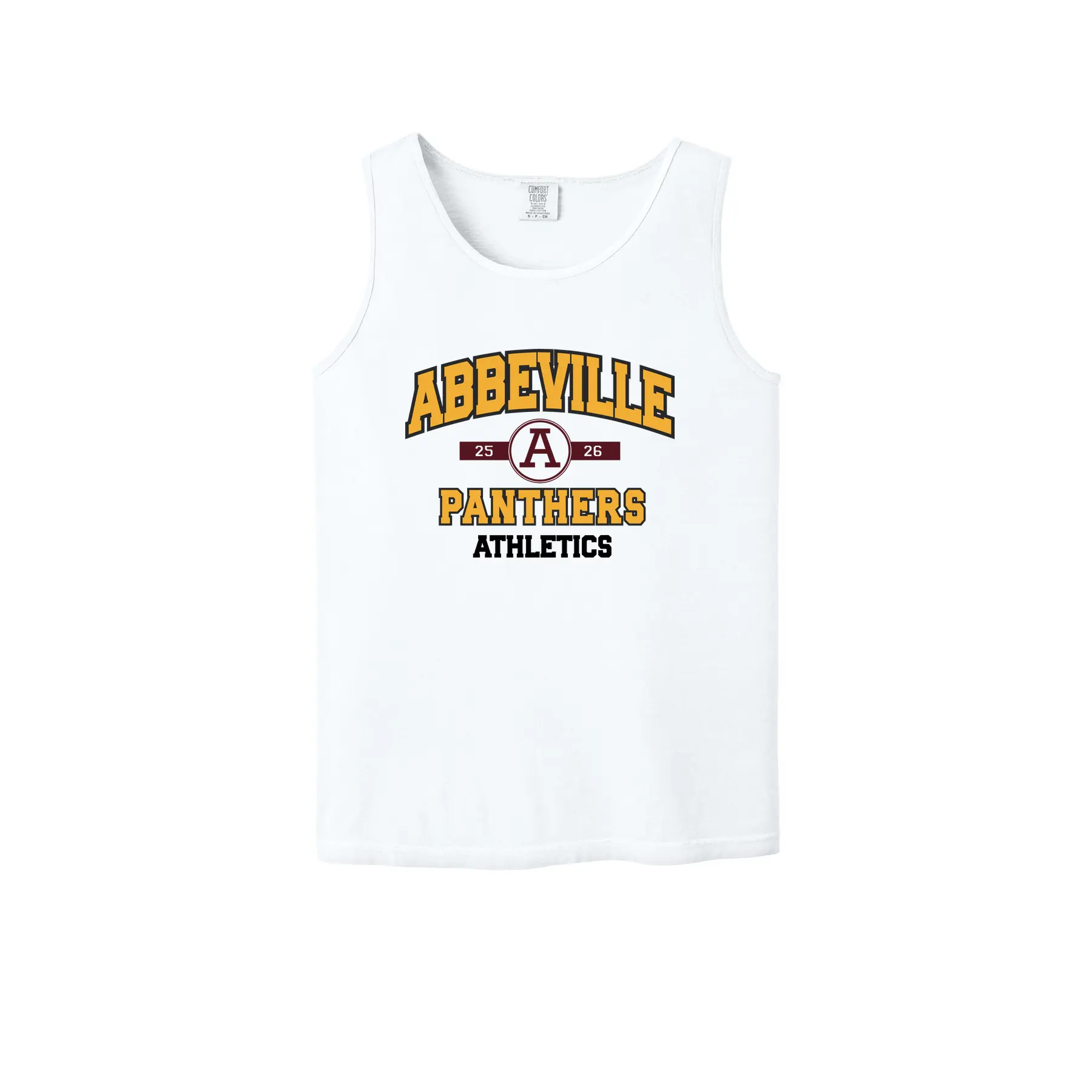 Abbeville Panthers Athletics Adult Tank Top - Image 1