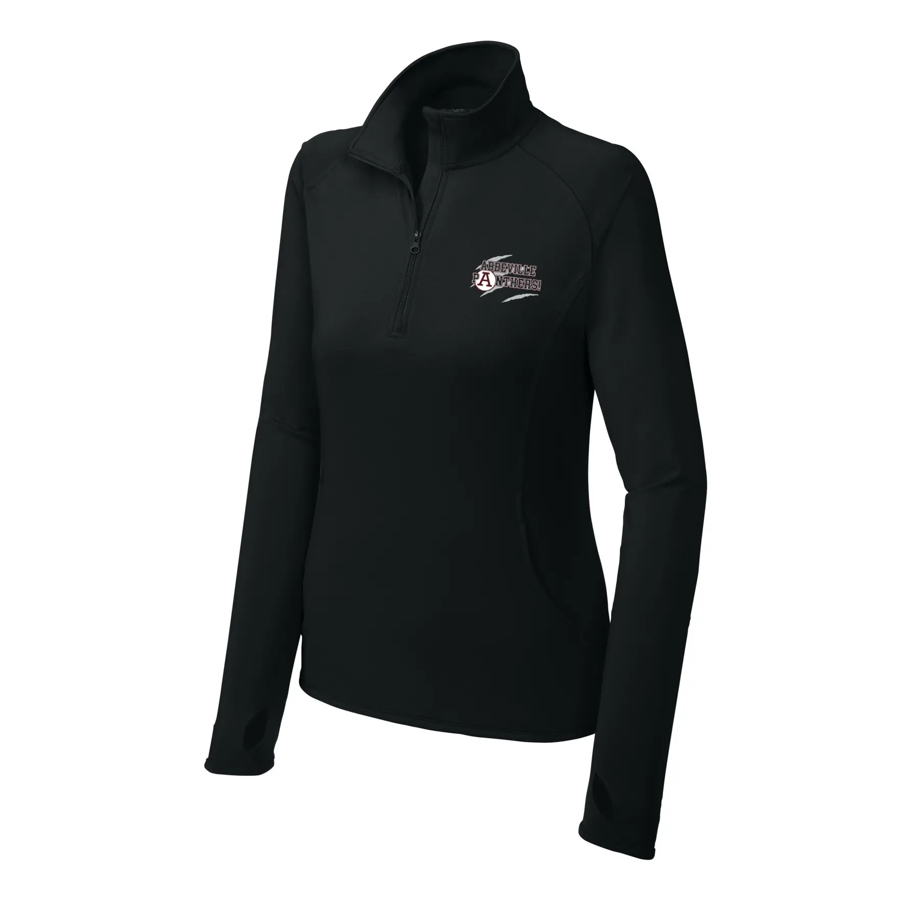 Abbeville Panthers Ladies Quarter Zip - Image 1