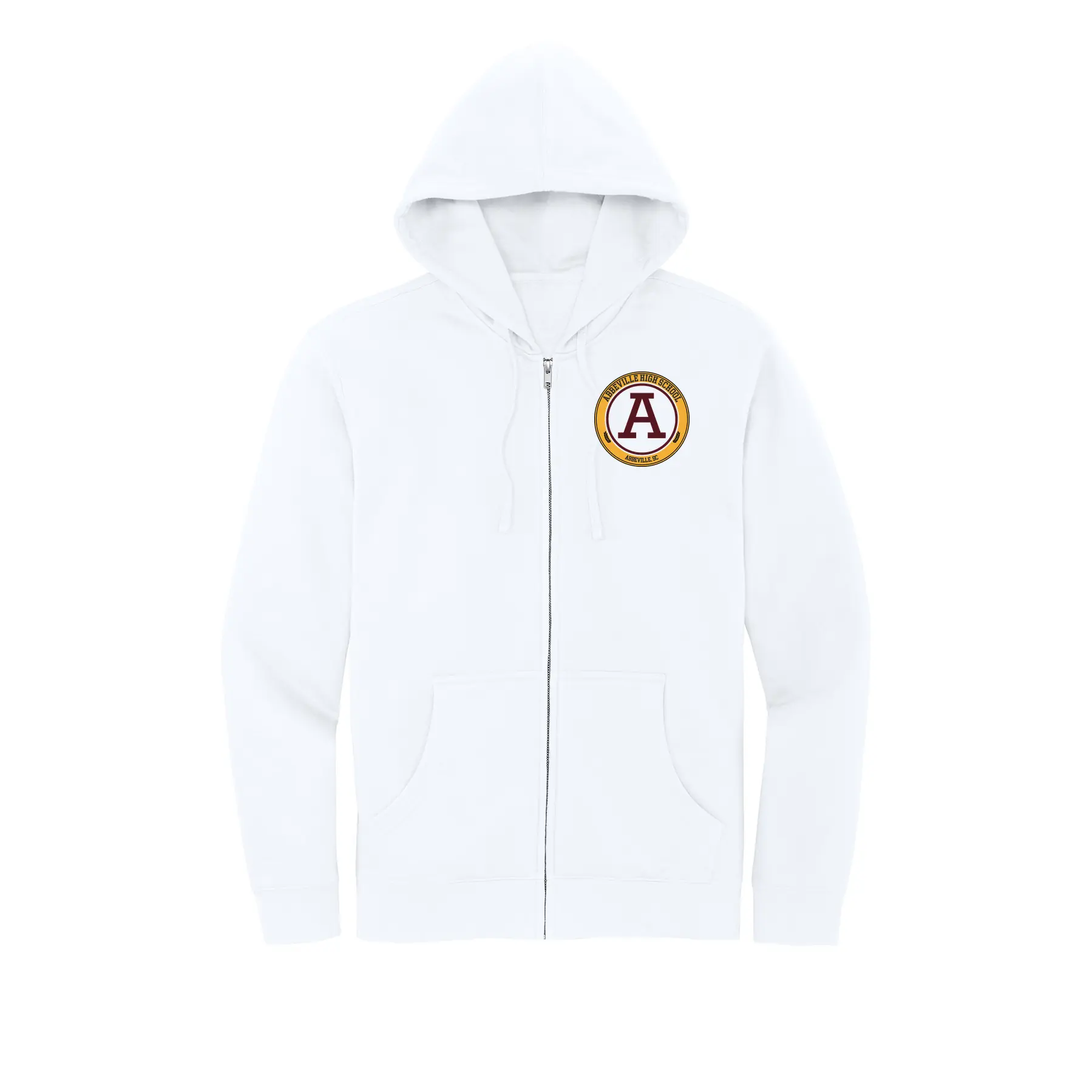 Abbeville High School Adult Full Zip Hoodie - Image 1