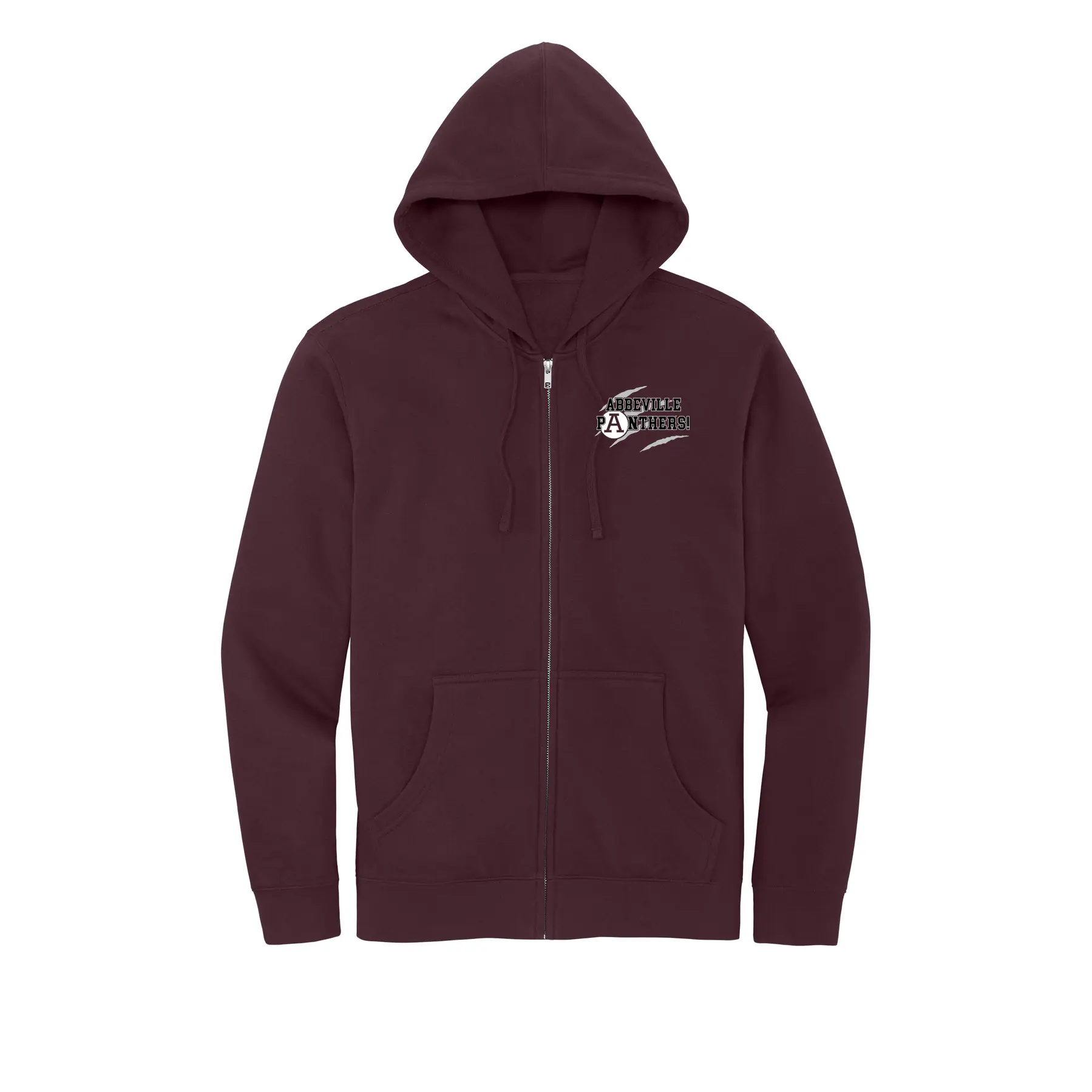 Abbeville Panthers Adult Full Zip Hoodie - Image 1