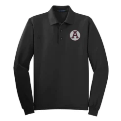 Abbeville A Embroidered Adult Long Sleeve Polo