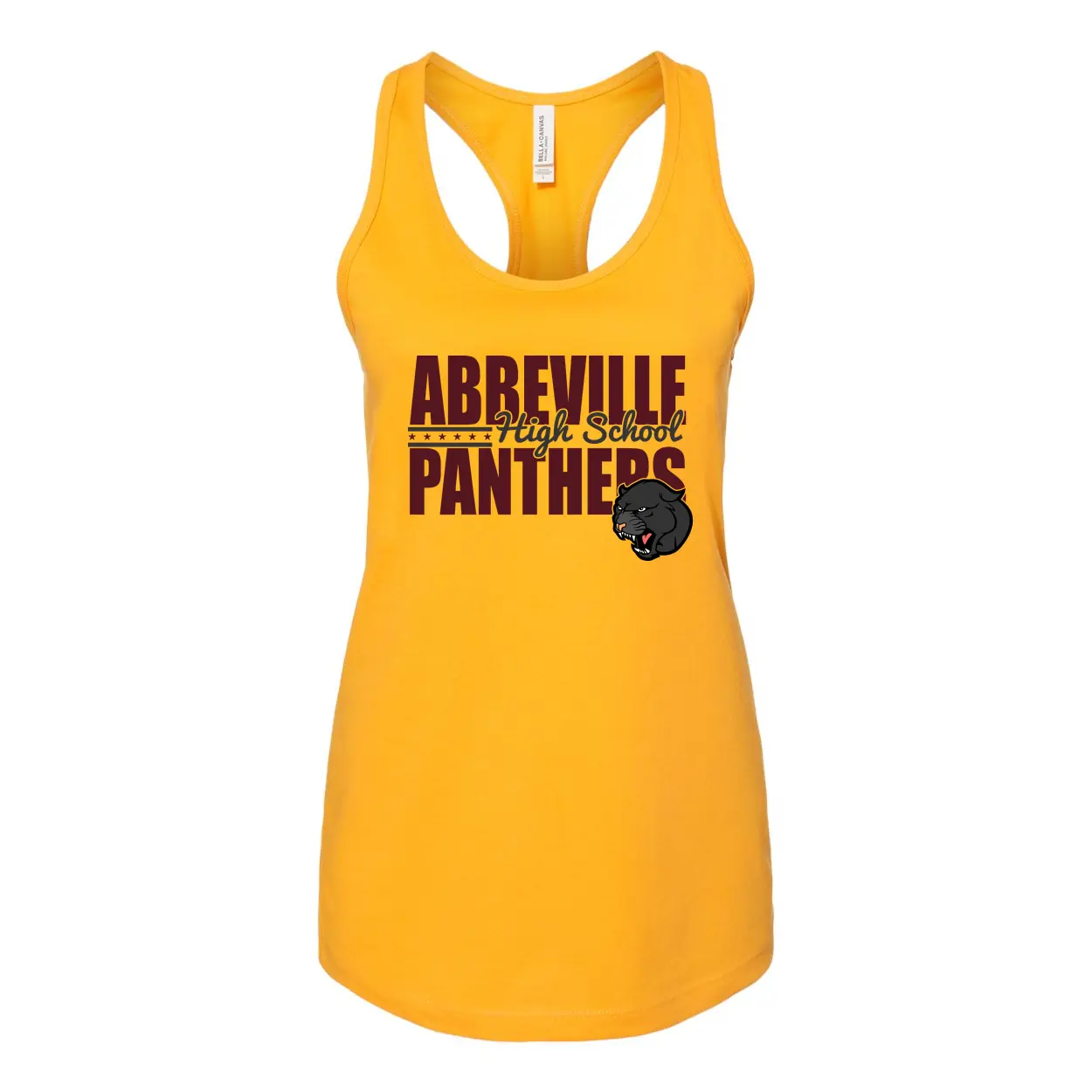 Abbeville High School Panthers Ladies Tank Top - Image 1